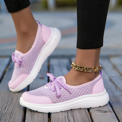 YRZL Woman Sneakers Slip on Casual Shoes Breathable Mesh Breathable Comfortable Soft Classic Driving Loafers Shoes for Ladies