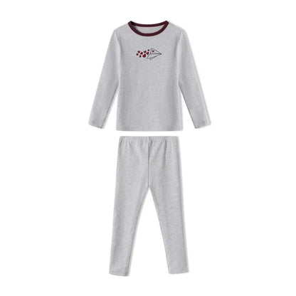 Boutique Family Pajamas Two Piece Set Girls Boys Homewear Matching Clothes Cotton Fabric Embroidery Design Sleepwear Outfits