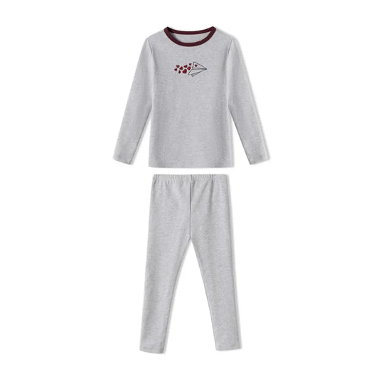 Boutique Family Pajamas Two Piece Set Girls Boys Homewear Matching Clothes Cotton Fabric Embroidery Design Sleepwear Outfits