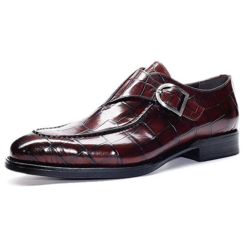 2022 New Classic Business Flat Shoes Men Designer Formal Dress Leather Shoes Men's Loafers Valentine Gifts Shoes Men Dress Shoes