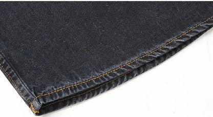 New Autumn Cotton Denim Shirts Men Slim Fit Smart Casual Solid Color Long Sleeve Mens Jeans Shirt  Fashion Male Shirt Black Blu