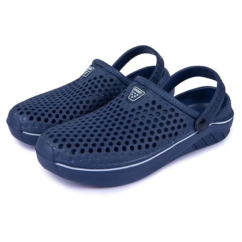 Men Shoes Flat Sandals Men EVA Clog Slippers Summer Slippers Men Garden Shoes Outdoor Beach Clogs Home Slide Slip-on Shoes