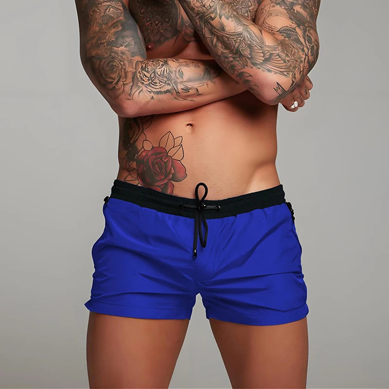 New Summer Board Shorts Mens Swim Beach Shorts Boxer Swimming Trunks Men Swimsuit Board Short Swimming De Bain Femme