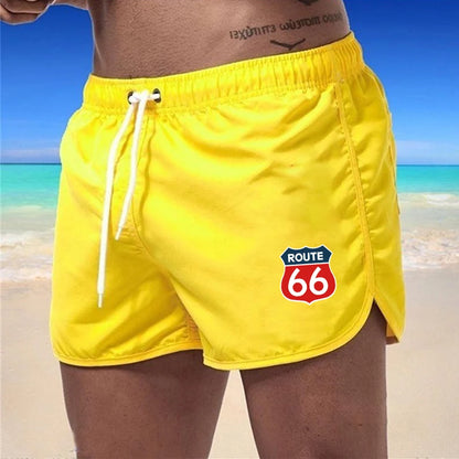 Shorts For Men1 Summer Men's Swimwear Shorts Brand Beachwear Sexy Swim Trunks Men Swimsuit Low Waist Breathable Beach Wear