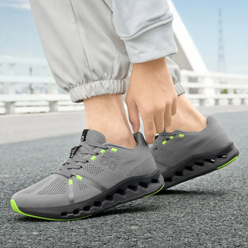Men Casual Sport Shoes Air Cushion Running Shoes Breathable Marathon Running Sneakers Athletic Jogging Trainer Walking Shoes
