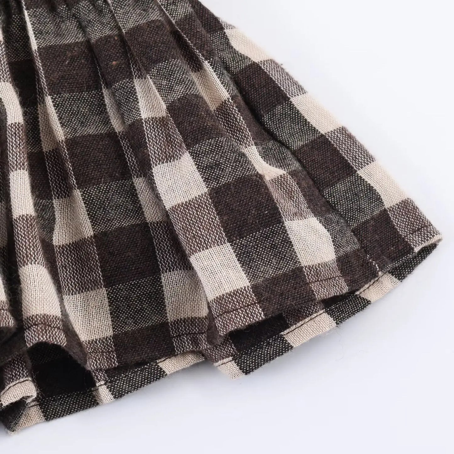 KONDALA Trendy Casual Plaid Slim Shirts Women Elegant Long Sleeve Stretch Bust Tops 2026 Spring Chic Holiday Fold Pleated Shirts