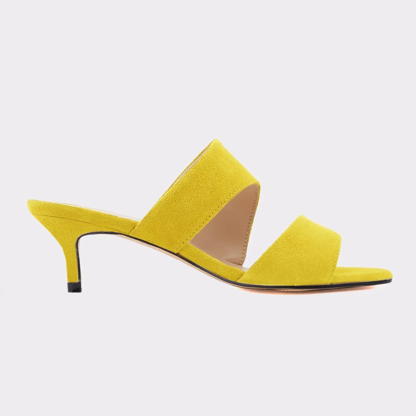 2026 New Women Sandals Casual Fashion 5cm Sexy Thin High Heels Open Toe Summer Slip on Sandal Nude Red Wedding Shoes Plus Size
