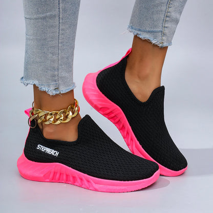 Women's summer breathable mesh flat shoes women's shoes casual sneakers shoes, clearance free shipping