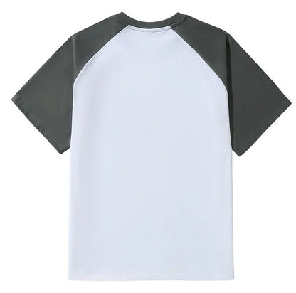 Brand New 220g Men's T-shirts Heavy-Duty Pure Cotton Shoulder-Plugged Short-Sleeved Men T Shirt Color Bottoming Man Tee Shirt
