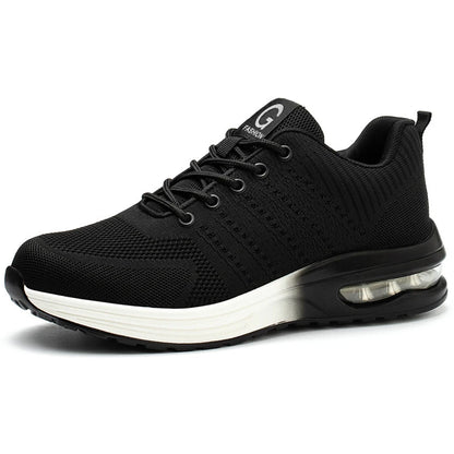 Safety Shoes Men Women Work Safety Boots Steel Toe Shoe Puncture Proof Air Cushion Work Sneakers Light Fashion Work Shoes Unisex