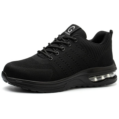 Safety Shoes Men Women Work Safety Boots Steel Toe Shoe Puncture Proof Air Cushion Work Sneakers Light Fashion Work Shoes Unisex
