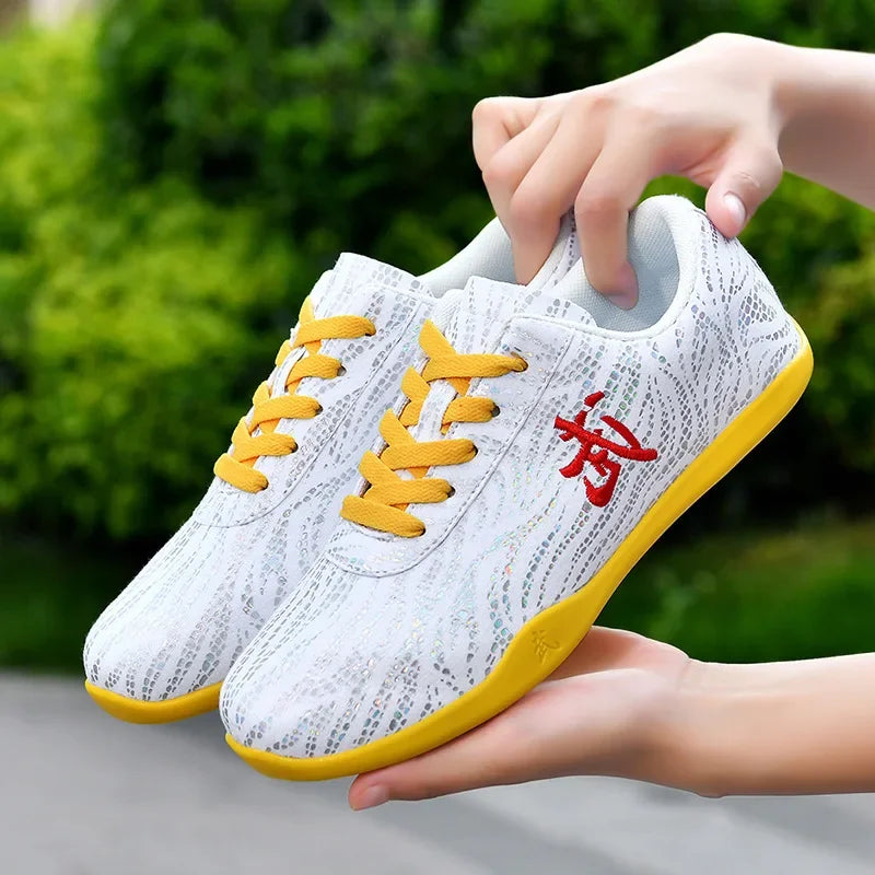 Adult Tai Chi Shoes Colorful Performance Sports Leisure Rubber Upgraded Version Unisex Martial Arts Competition Shoes