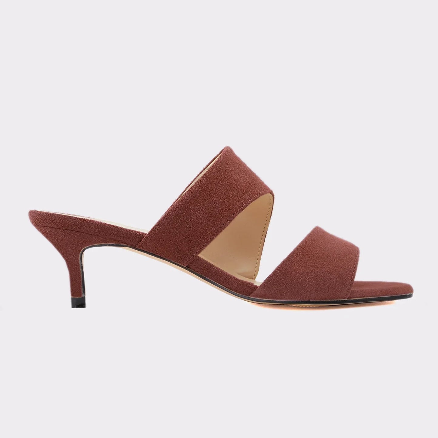 2026 New Women Sandals Casual Fashion 5cm Sexy Thin High Heels Open Toe Summer Slip on Sandal Nude Red Wedding Shoes Plus Size