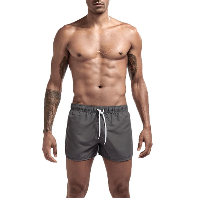 New Swimsuit Summer Swimwear Men Swimsuit 2025 Swimming Trunks Short Quick-drying Sexy Mens Swim Briefs Beach Shorts