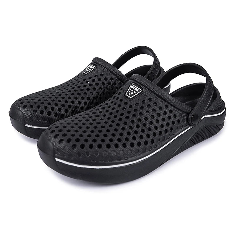 Men Shoes Flat Sandals Men EVA Clog Slippers Summer Slippers Men Garden Shoes Outdoor Beach Clogs Home Slide Slip-on Shoes