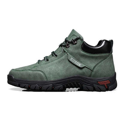 Men's Casual Large-Size Sneakers, Comfortable for All Seasons, Lace-Up Men's Shoes, Non-Slip and Wear-Resistant Hiking Shoes, Walking Shoes, Breathable Uppers, Suitable for Daily Wear, Outdoor Travel, Hiking, Trekking, Busine