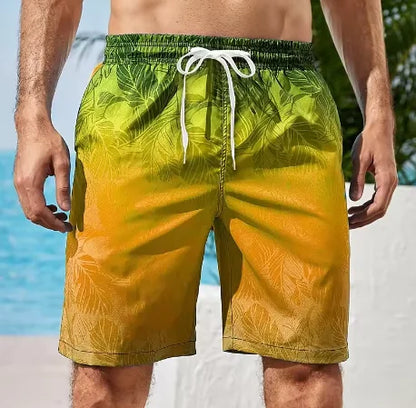 Striped Beach Shorts Men Fashion Swimwear Board Shorts Trunk Gym Fitness Pants Men's Briefs Swimsuit Kids Beachwear Short Boy