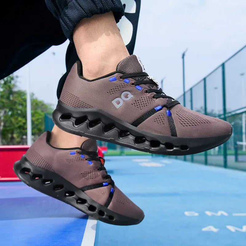 Men Casual Sport Shoes Air Cushion Running Shoes Breathable Marathon Running Sneakers Athletic Jogging Trainer Walking Shoes