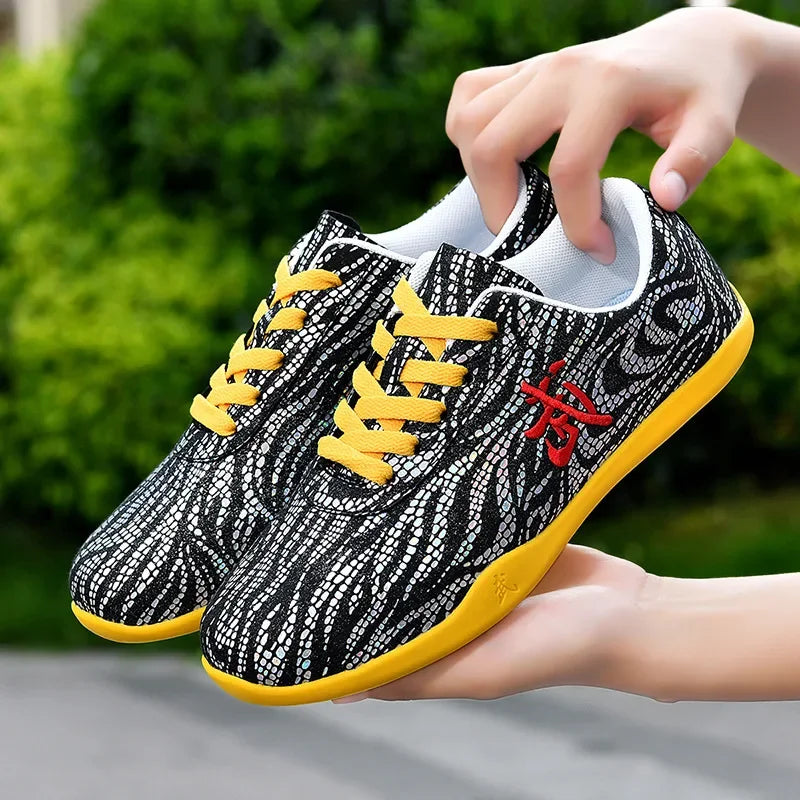 Adult Tai Chi Shoes Colorful Performance Sports Leisure Rubber Upgraded Version Unisex Martial Arts Competition Shoes