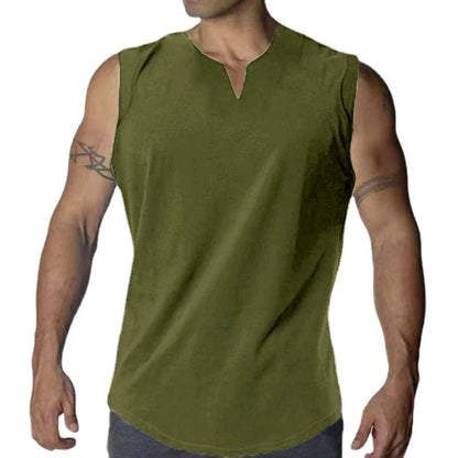 New Mens Gym Tank Tops Sleeveless Lightweight  Basic T-Shirt Oversized T Shirt