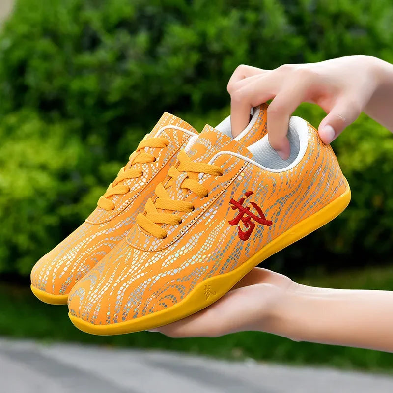 Adult Tai Chi Shoes Colorful Performance Sports Leisure Rubber Upgraded Version Unisex Martial Arts Competition Shoes