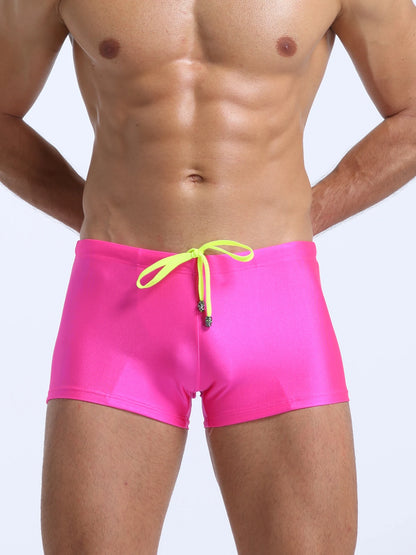 New Mens Swimsuit Sexy Swimwear Man Swimming Shorts Beachwear Sports Suits Surf Board Shorts Mesh Pouch Swim Trunks hombre