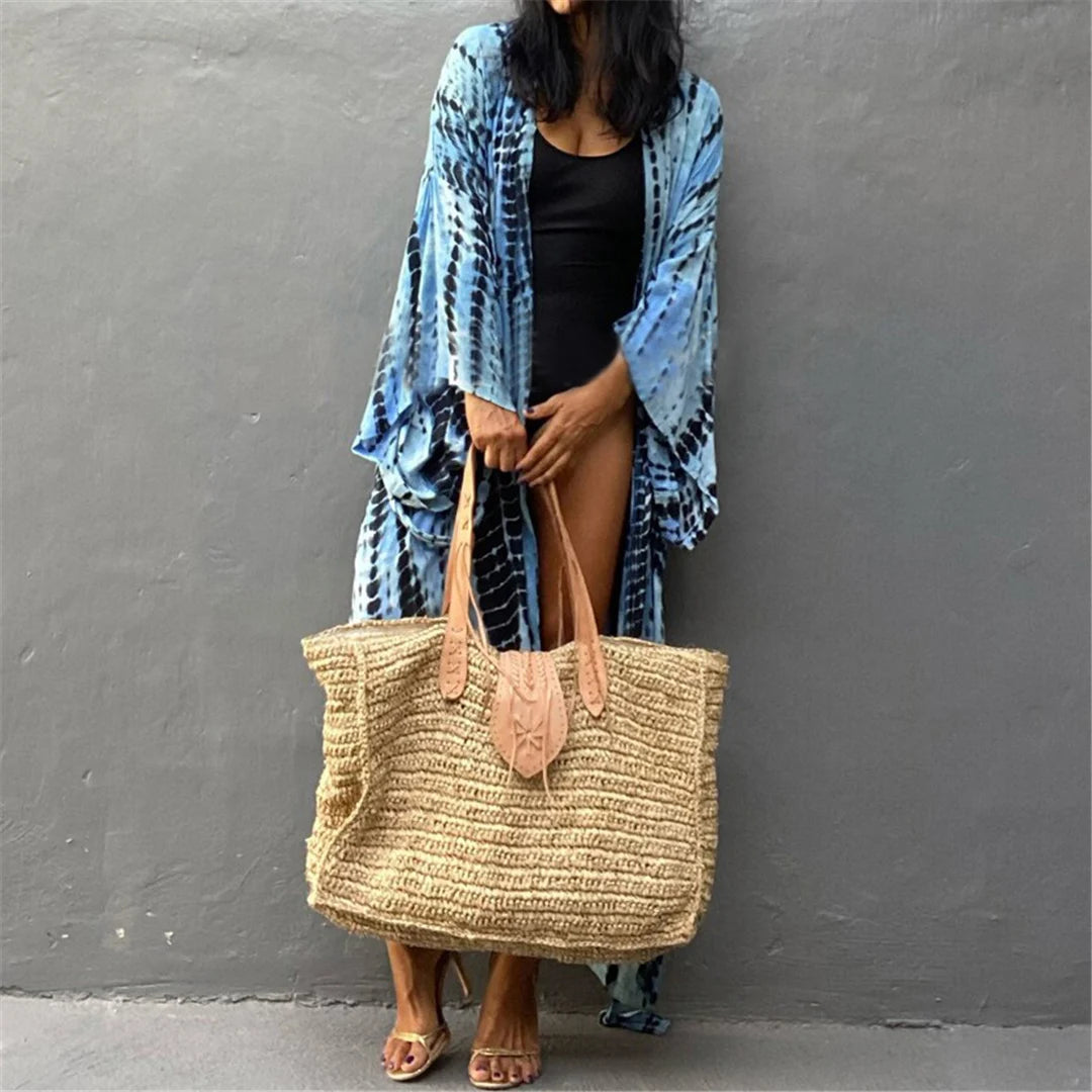 New 11 Colors Printed Long Sleeve With Belt Tunic Beach Cover Up Cover-ups Beach Dress Beach Wear Beachwear Female Women V4521
