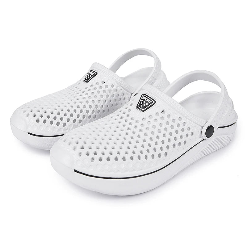 Men Shoes Flat Sandals Men EVA Clog Slippers Summer Slippers Men Garden Shoes Outdoor Beach Clogs Home Slide Slip-on Shoes