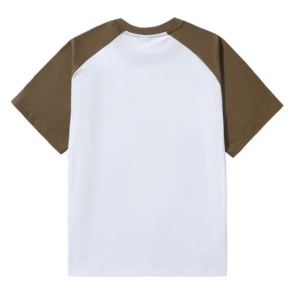 Brand New 220g Men's T-shirts Heavy-Duty Pure Cotton Shoulder-Plugged Short-Sleeved Men T Shirt Color Bottoming Man Tee Shirt