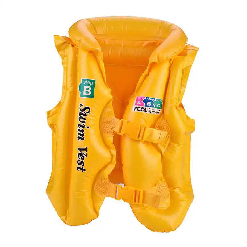 Inflatable Swimming ABC Life Jacket Buoyancy Safety Jackets Boat Drifting Lifesaving Waistcoat Swimsuit Boy Children's Life Vest