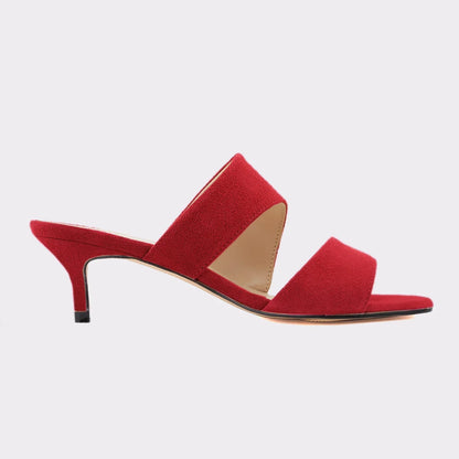 2026 New Women Sandals Casual Fashion 5cm Sexy Thin High Heels Open Toe Summer Slip on Sandal Nude Red Wedding Shoes Plus Size
