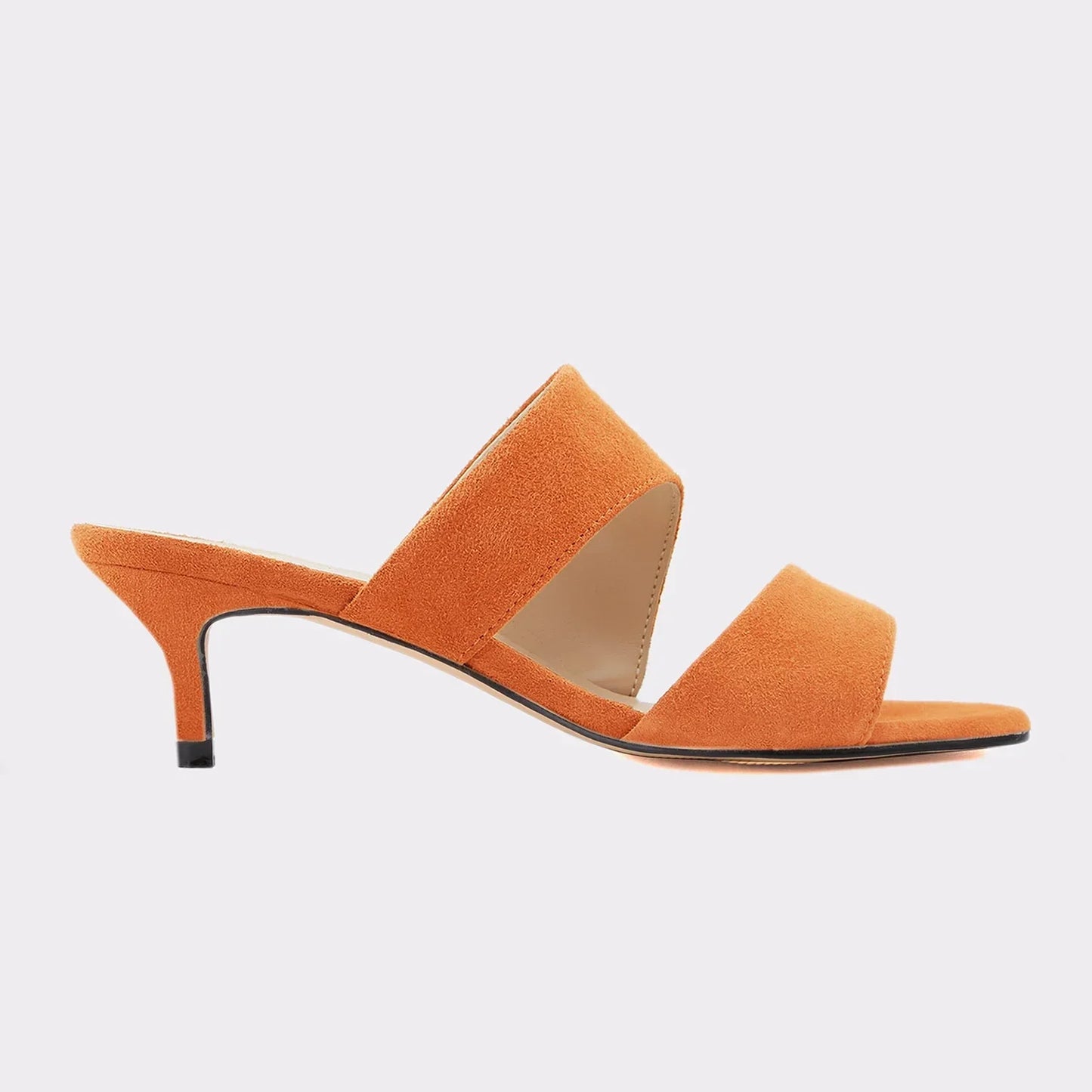 2026 New Women Sandals Casual Fashion 5cm Sexy Thin High Heels Open Toe Summer Slip on Sandal Nude Red Wedding Shoes Plus Size
