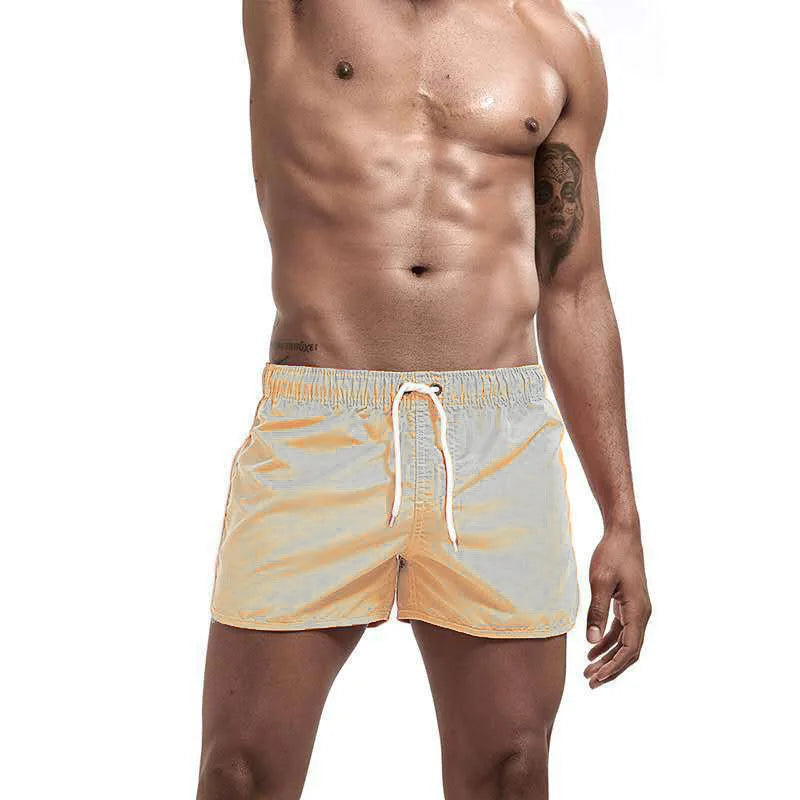 New Swimsuit Summer Swimwear Men Swimsuit 2025 Swimming Trunks Short Quick-drying Sexy Mens Swim Briefs Beach Shorts