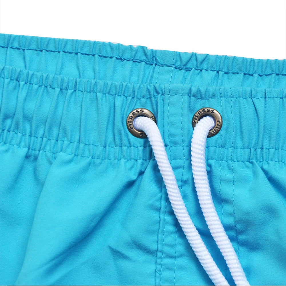 2024 Anchor Print Men's Swimwear Shorts Summer Beachwear Sexy Swim Trunks Men Swimsuit Low Waist Breathable Beach Male Wear Surf