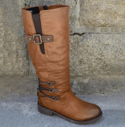 2020 Fashion Women Boots Winter Over The Knee Heels Quality Suede Long Comfort Square Botines Mujer Thigh High Boot Botas Mujer