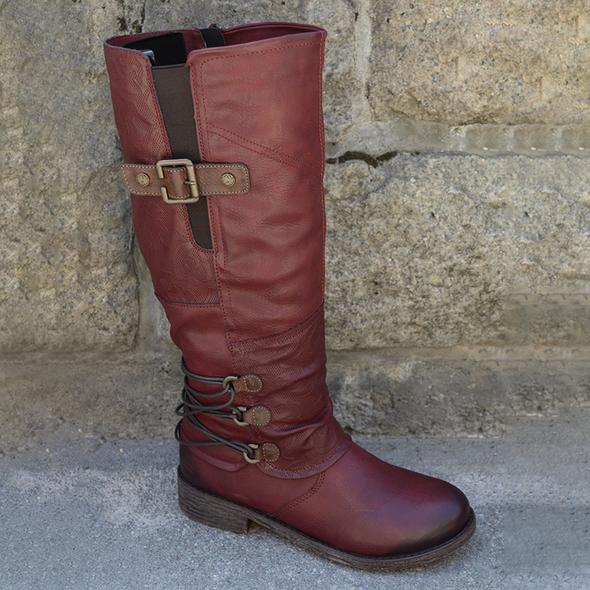 2020 Fashion Women Boots Winter Over The Knee Heels Quality Suede Long Comfort Square Botines Mujer Thigh High Boot Botas Mujer