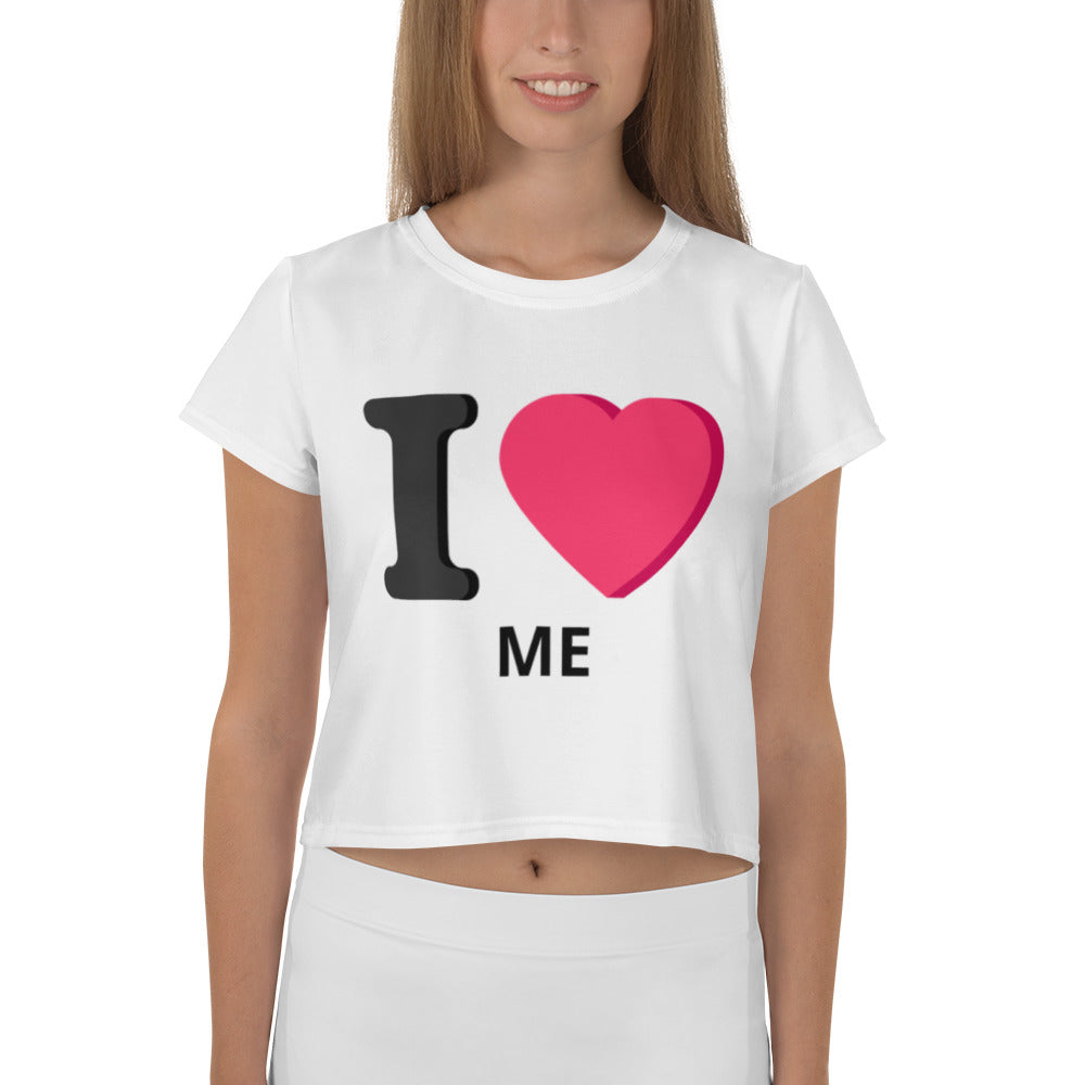All-Over Print Crop Tee. Free Shipping