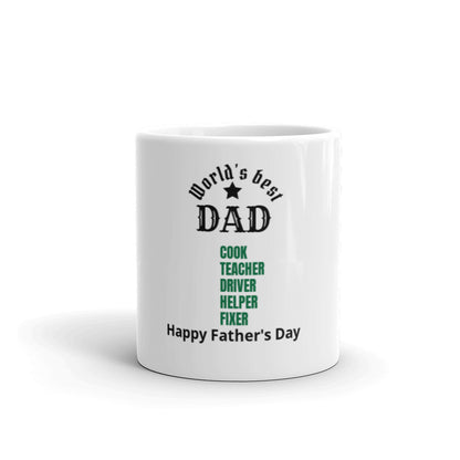 White glossy mug/ Free Shipping