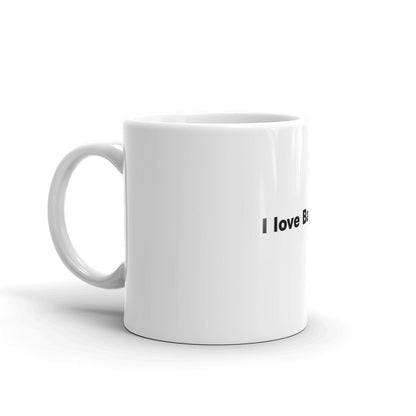 White glossy mug/ Free Shipping