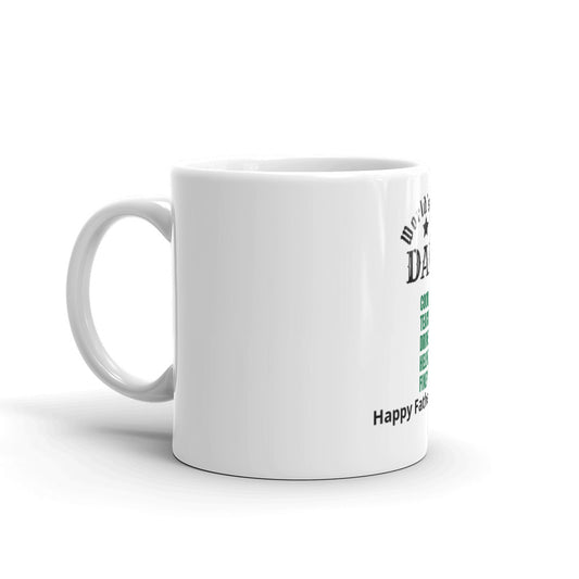 White glossy mug/ Free Shipping