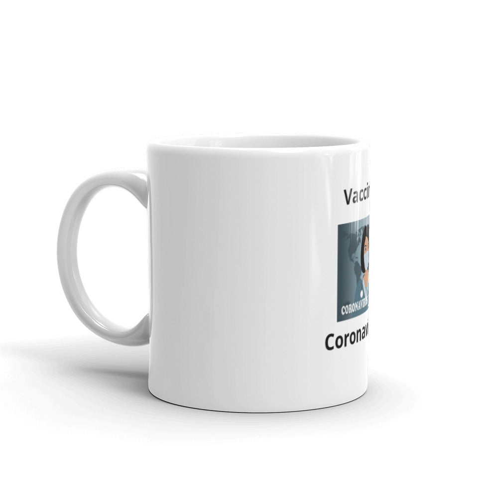 White glossy mug/ Free Shipping