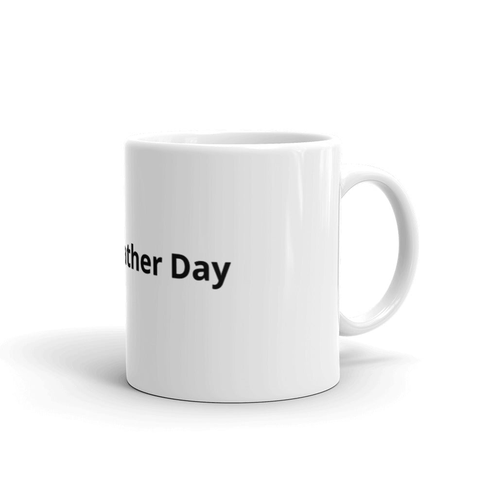 White glossy mug. Free Shipping