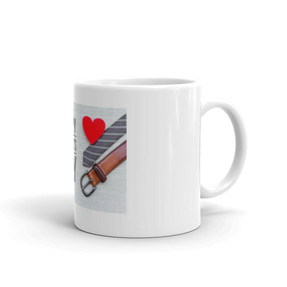 White glossy mug/ Free Shipping