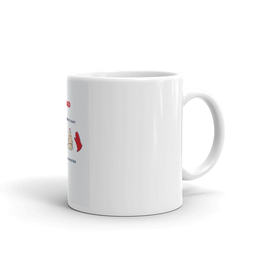 White glossy mug/ Free Shipping