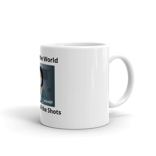 White glossy mug/  Free Shipping