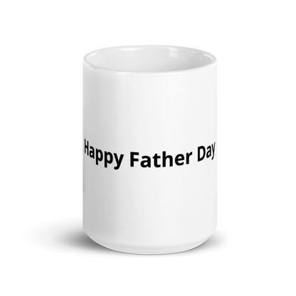White glossy mug. Free Shipping