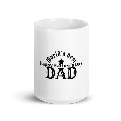 White glossy mug/ Free Shipping.