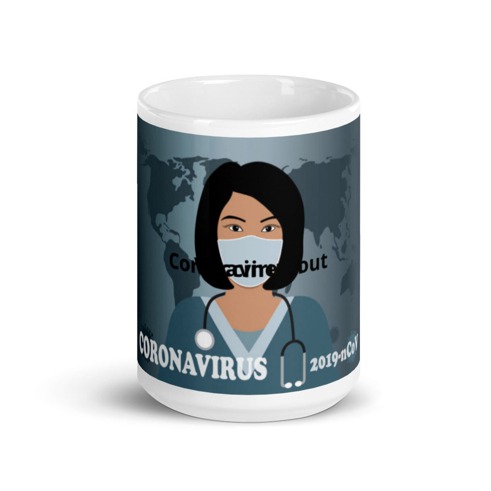 White glossy mug/ Free Shipping