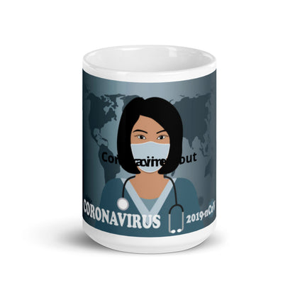 White glossy mug/ Free Shipping