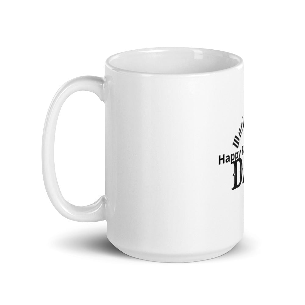 White glossy mug/ Free Shipping.